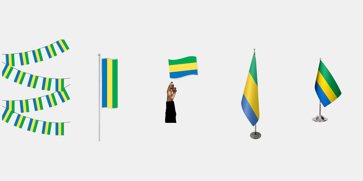 Gabon Bayrakları