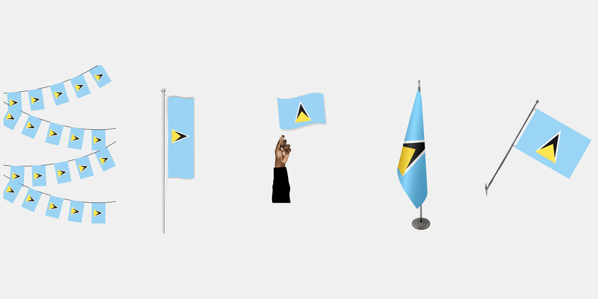 Saint Lucia Bayrakları