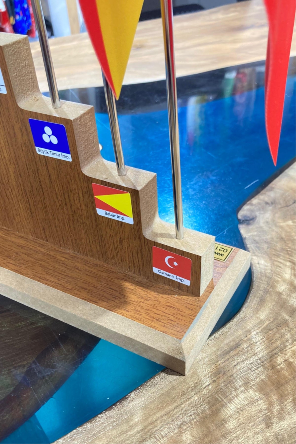 17'li Eski Türk Devletleri Bayrak Seti kullanım örneği