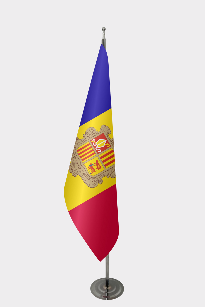 Andorra Makam Bayrağı Seti
