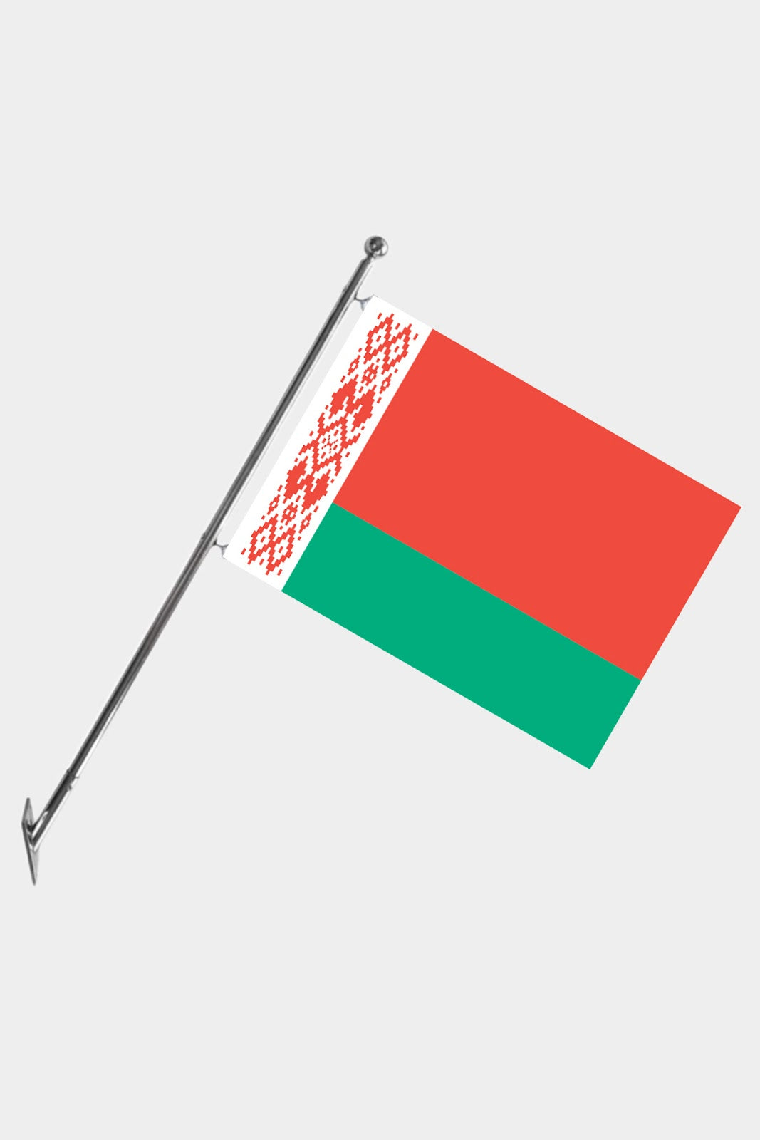 Belarus Teleskopik Duvar Bayrağı Seti