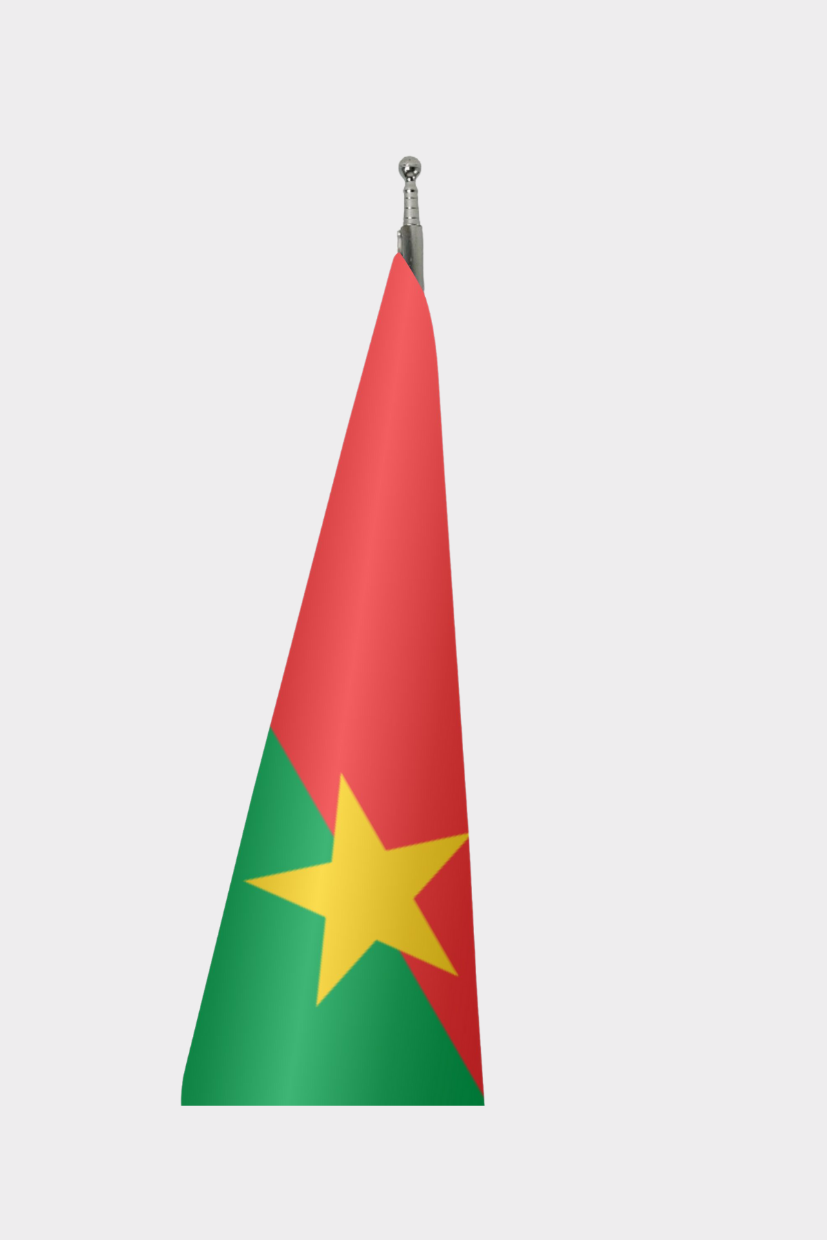 Burkina Faso Makam Bayrağı Seti detay görünümü