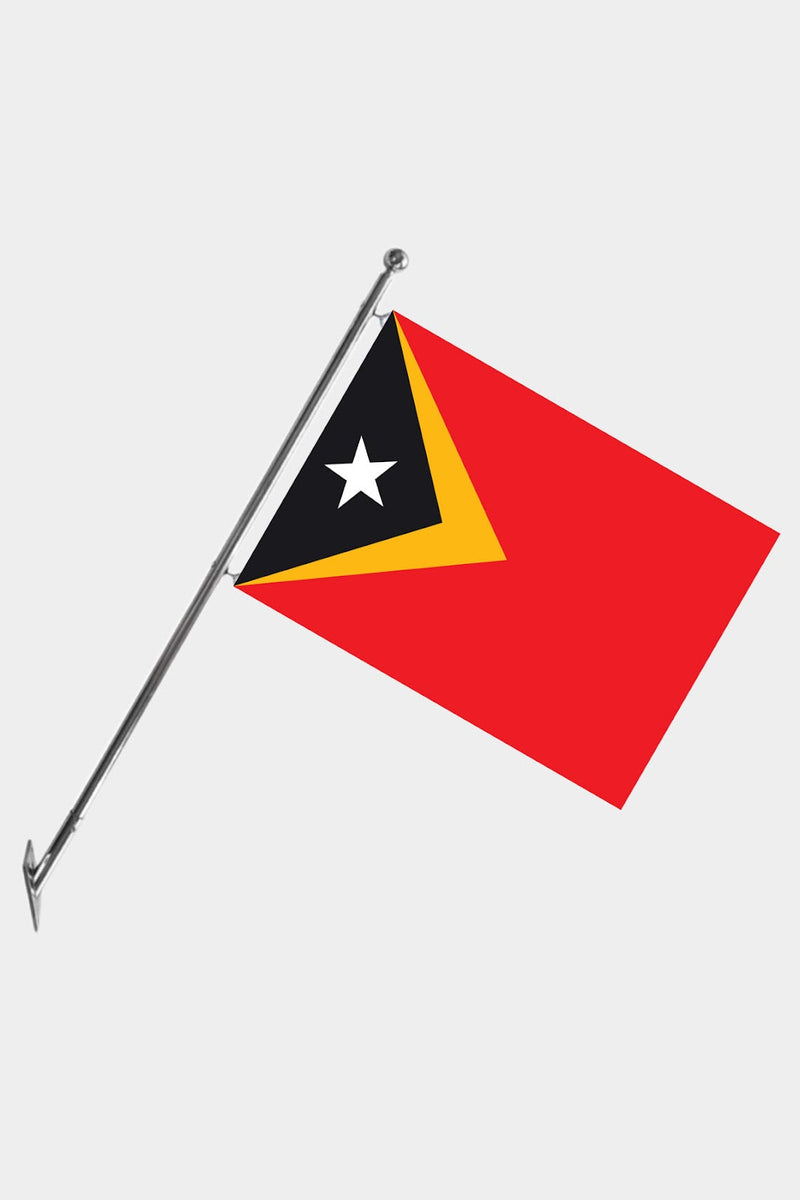 Doğu Timor Teleskopik Duvar Bayrağı Seti