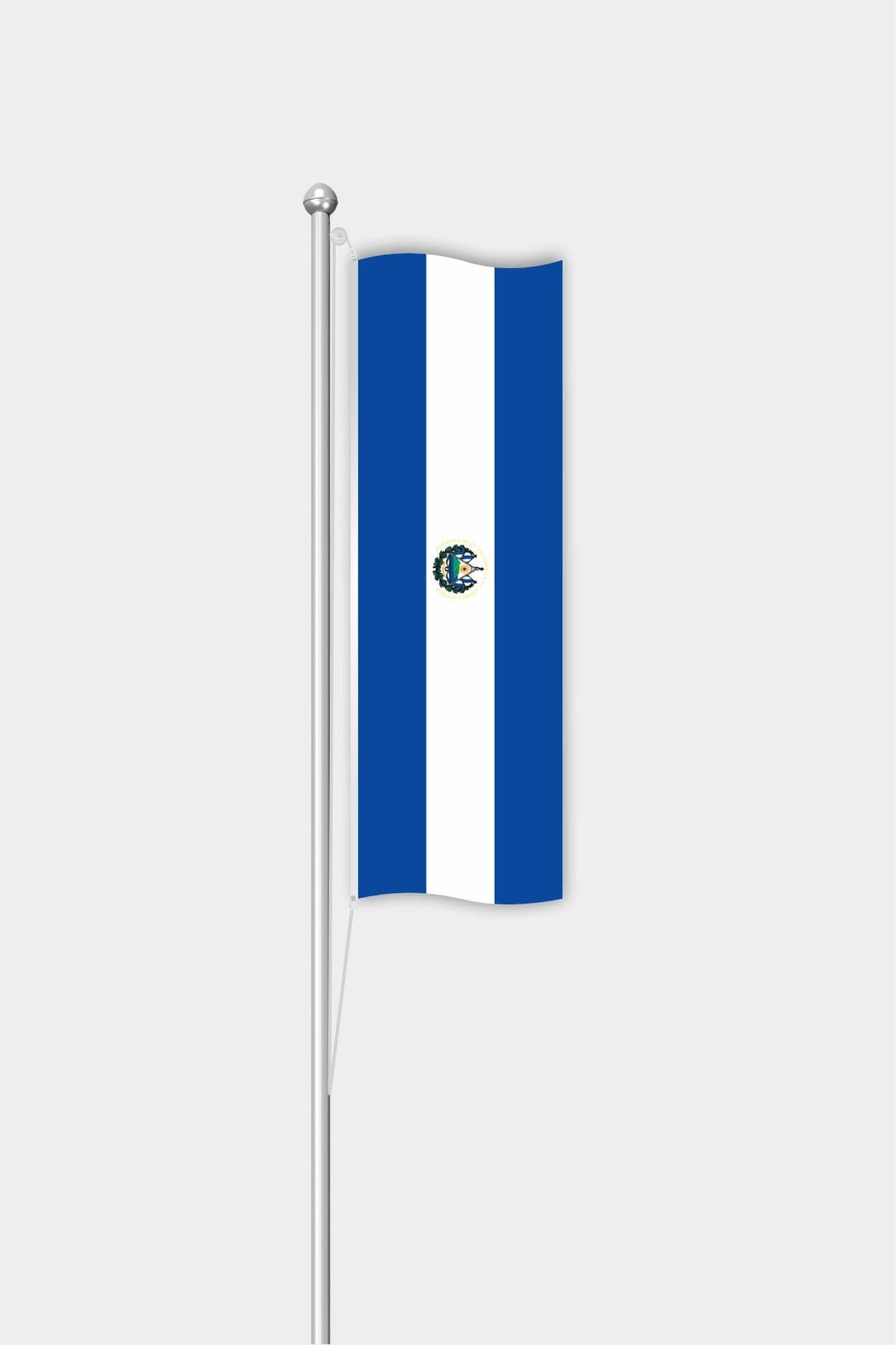 El Salvador Dikey Bayrağı