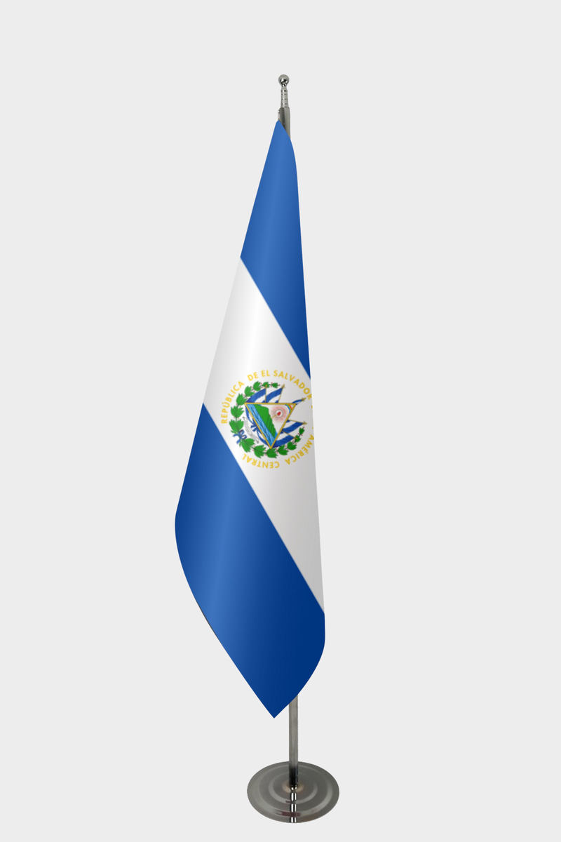 El Salvador Makam Bayrağı Seti