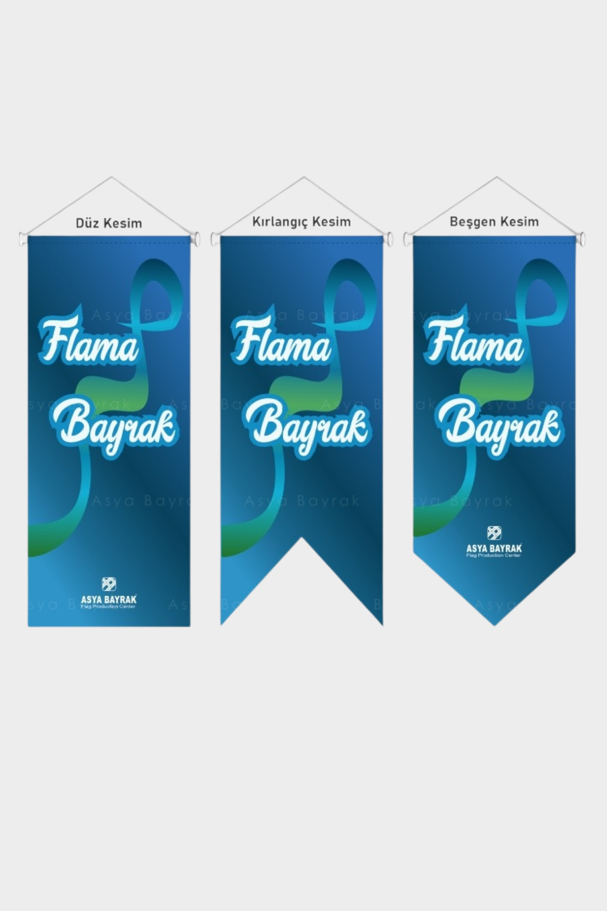 Flama Bayrağı kurulum görünümü