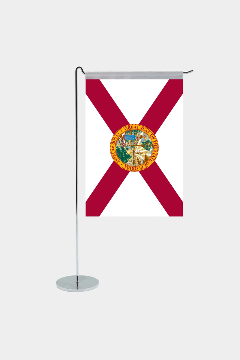 Florida Eyalet L Tipi Masa Bayrağı
