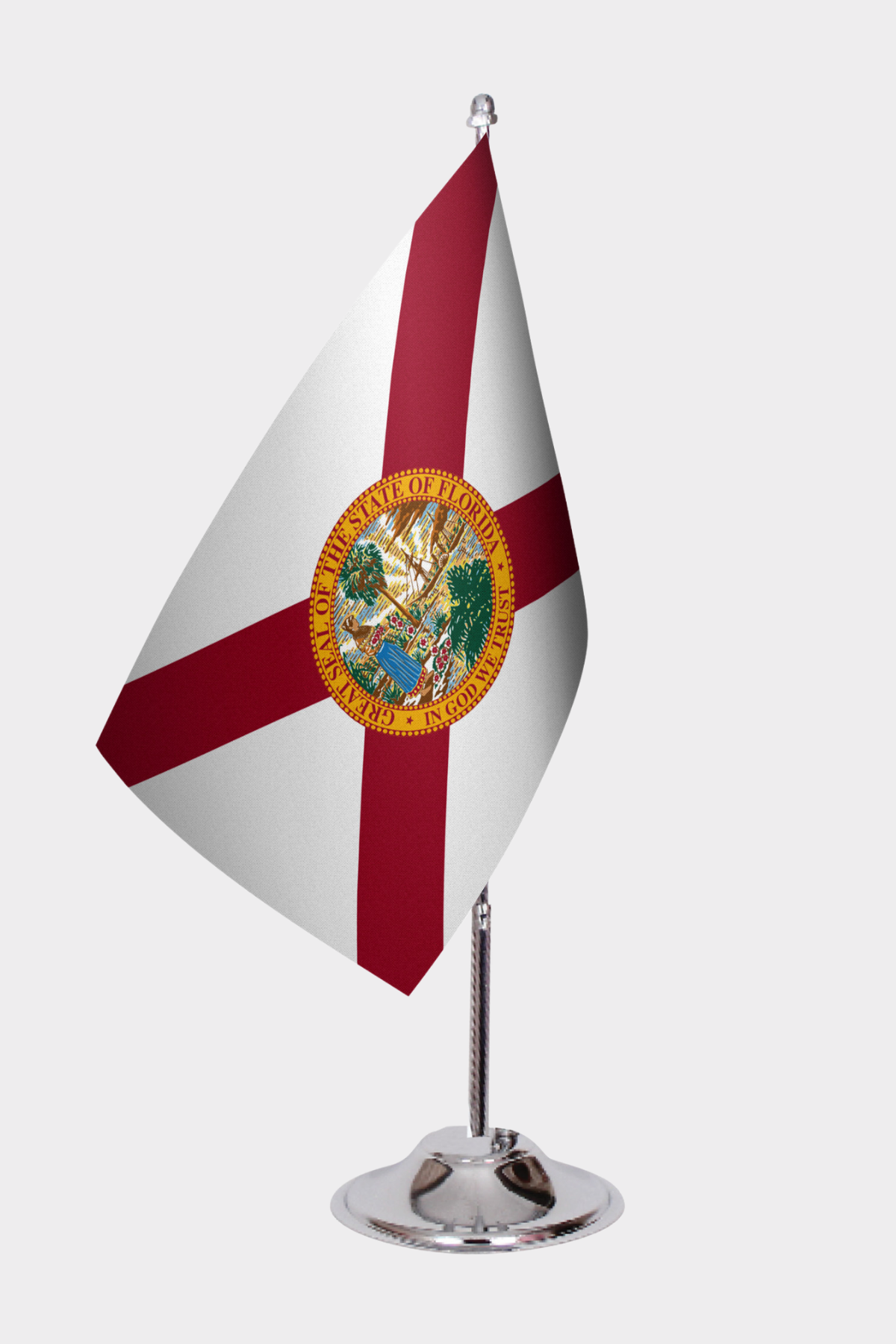 Florida Eyalet Masa Bayrağı yakın çekim