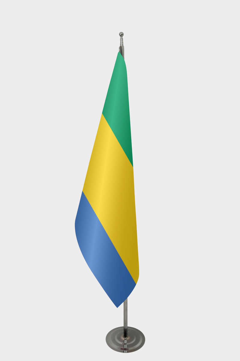 Gabon Makam Bayrağı Seti