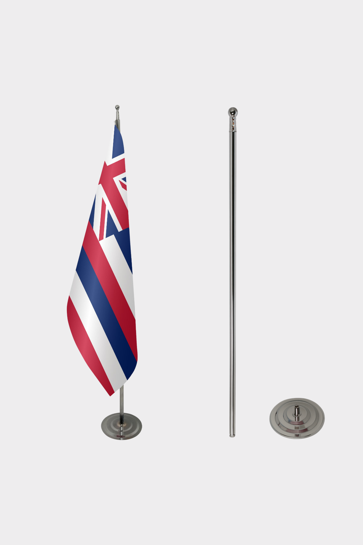 Hawaii Makam Bayrağı Seti yakın çekim