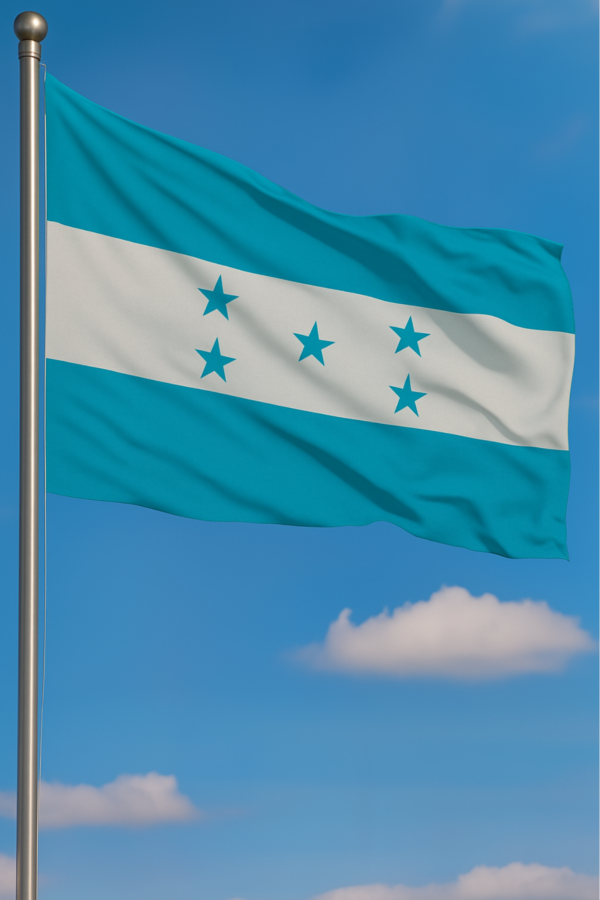 Honduras Bayrağı detay görünümü