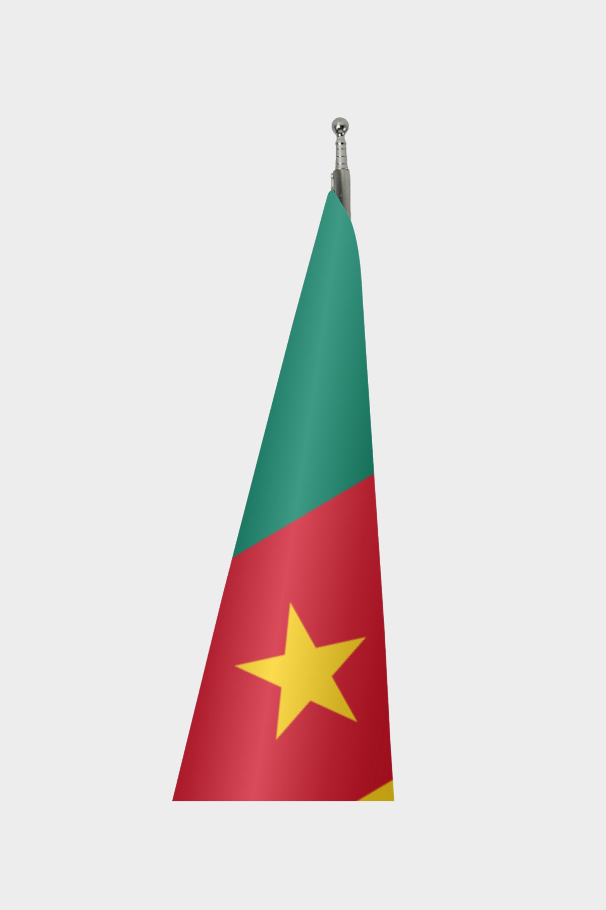 Kamerun Makam Bayrağı Seti detay görünümü
