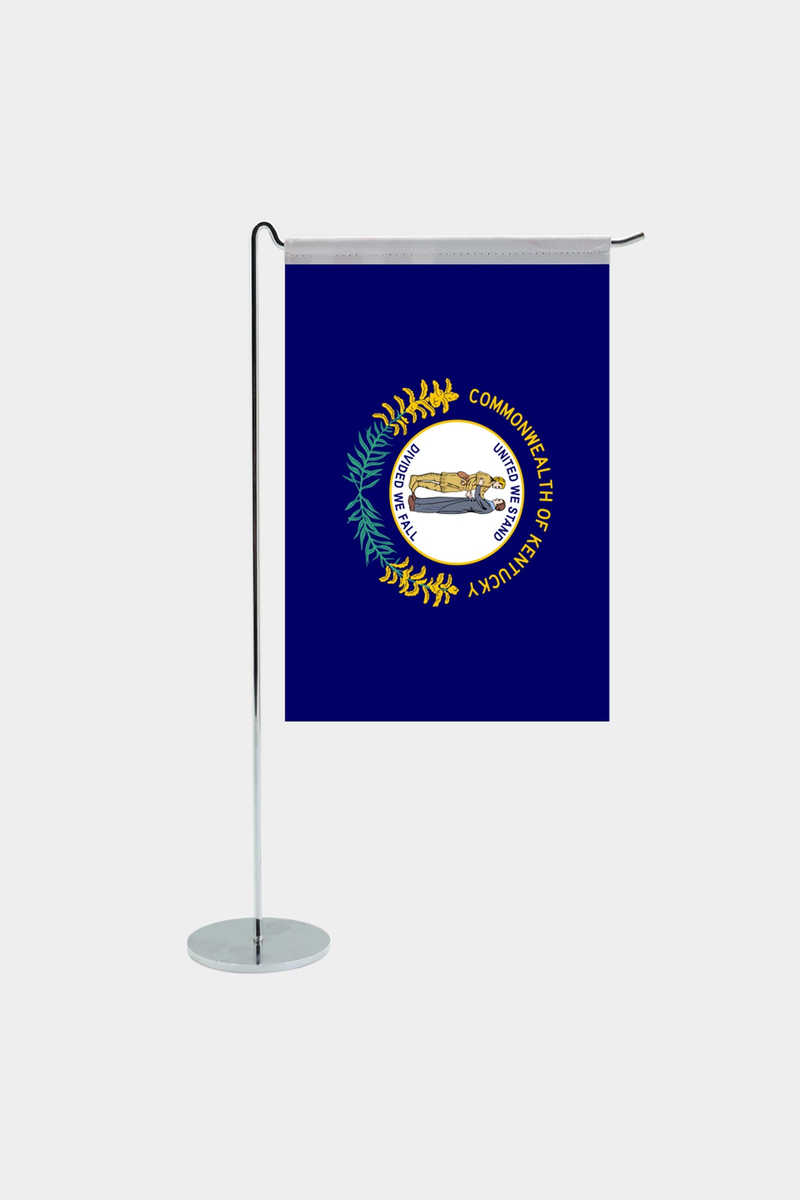 Kentucky Eyalet L Tipi Masa Bayrağı