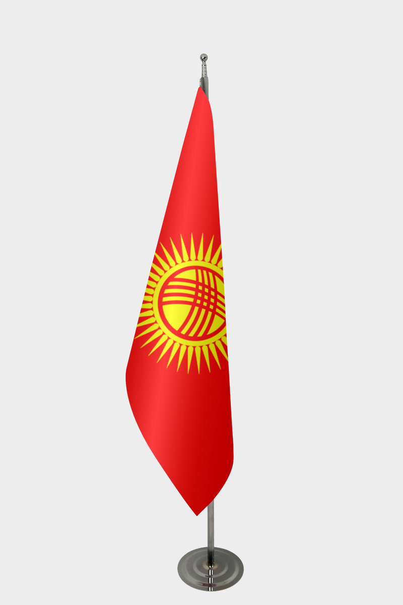 Kırgızistan Makam Bayrağı Seti