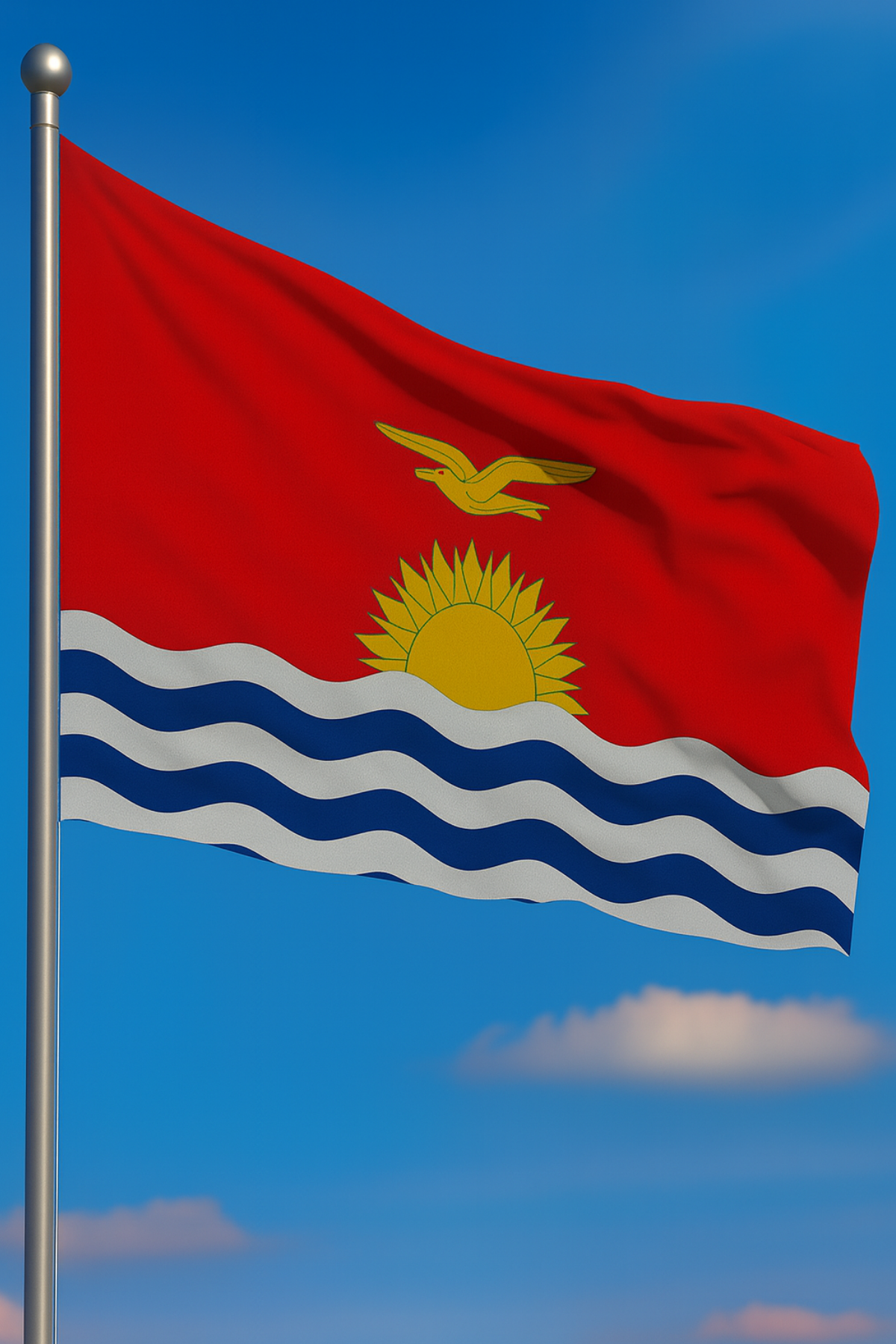 Kiribati Bayrağı detay görünümü