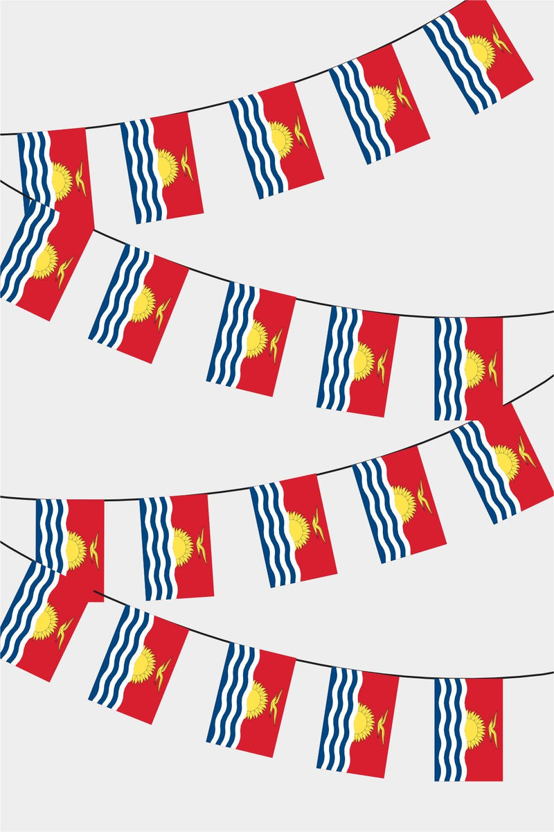 Kiribati Dikdörtgen Süsleme Bayrak