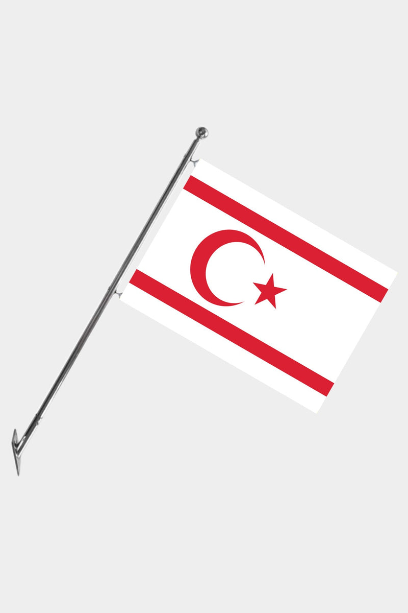 KKTC Teleskopik Duvar Bayrağı Seti