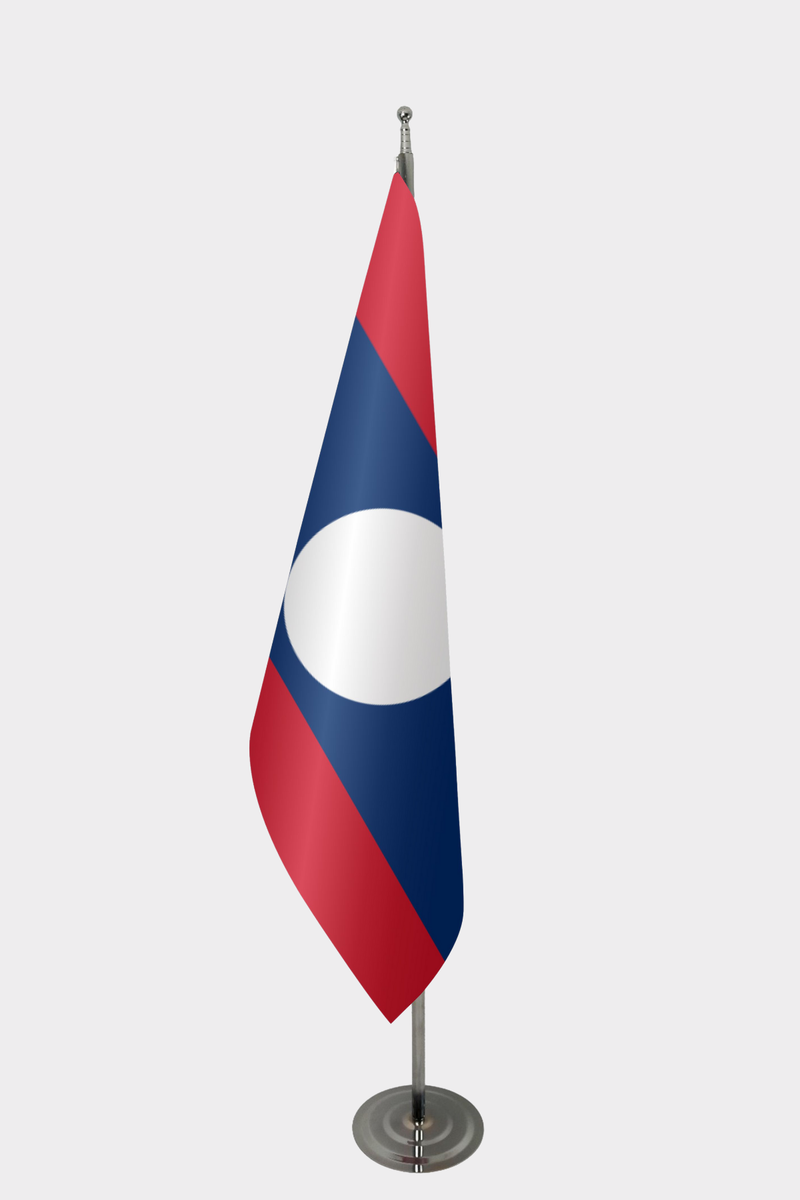 Laos Makam Bayrağı Seti