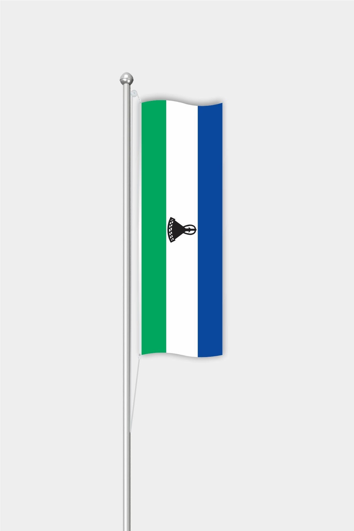 Lesotho Dikey Bayrağı