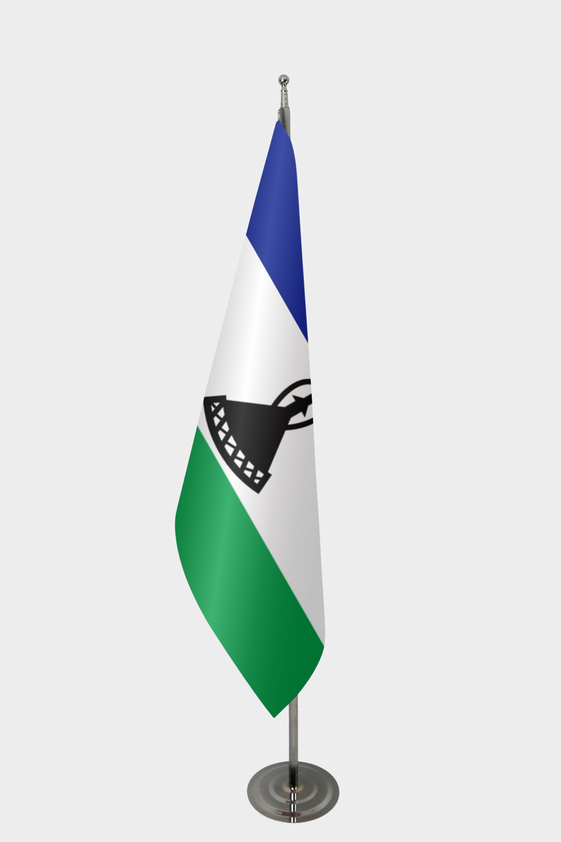 Lesotho Makam Bayrağı Seti