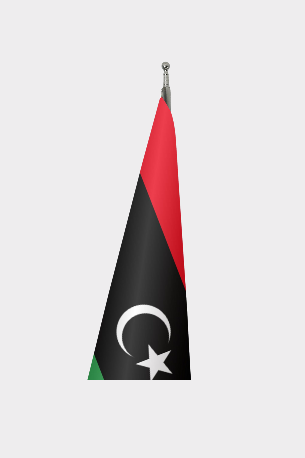 Libya Makam Bayrağı Seti detay görünümü