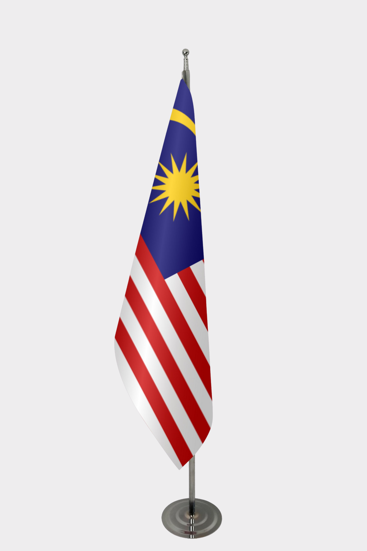 Malezya Makam Bayrağı Seti