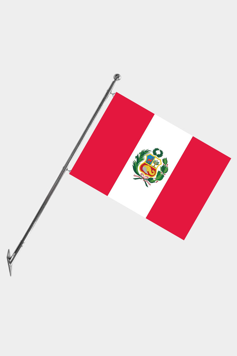 Peru Teleskopik Duvar Bayrağı Seti