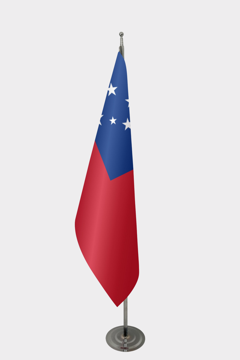 Samoa Makam Bayrağı Seti