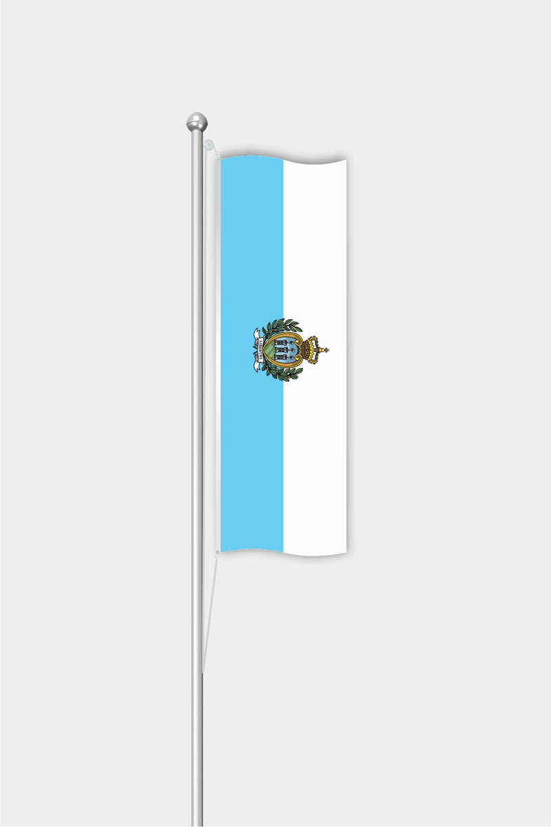 San Marino Dikey Bayrağı