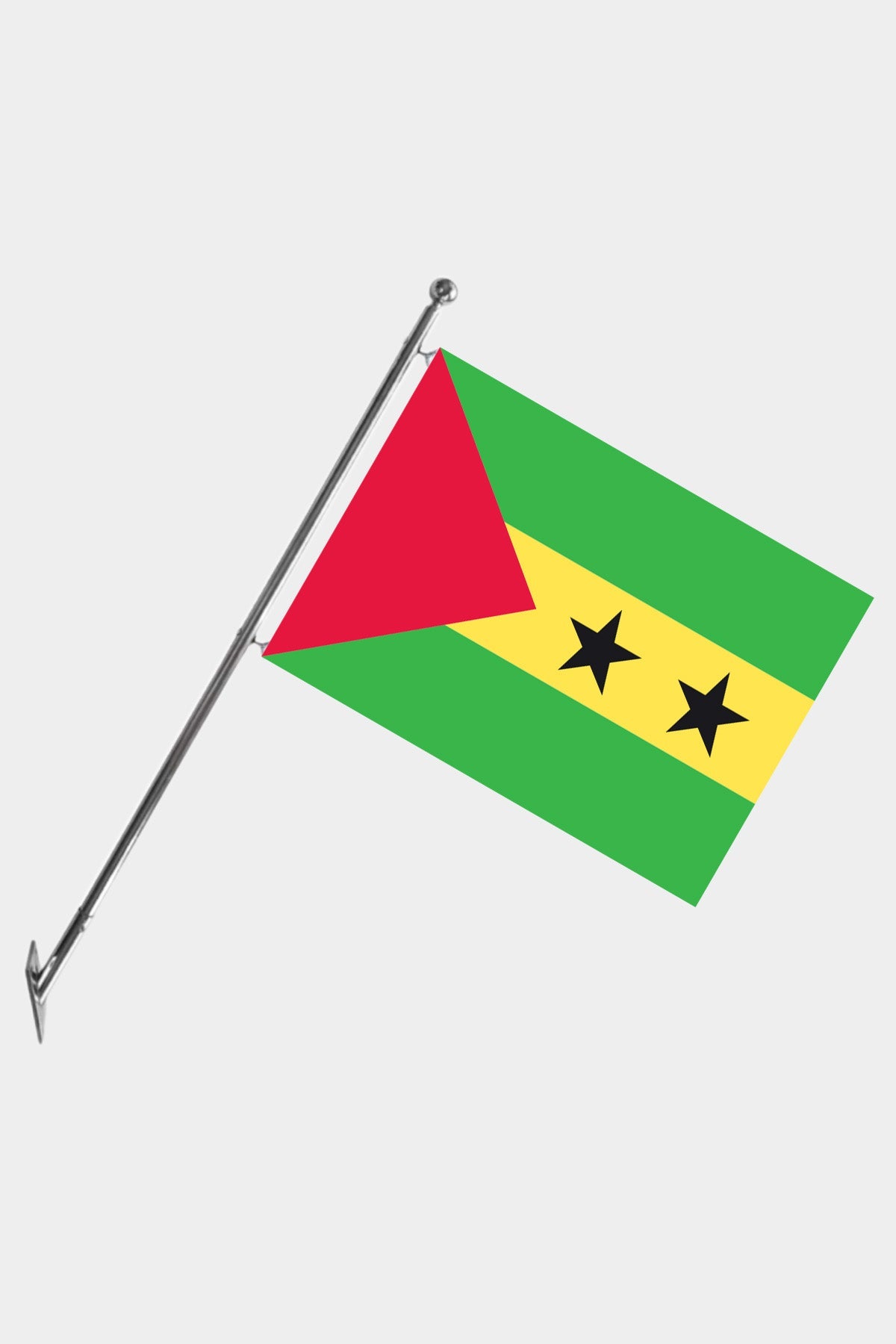 São Tomé ve Príncipe Teleskopik Duvar Bayrağı Seti