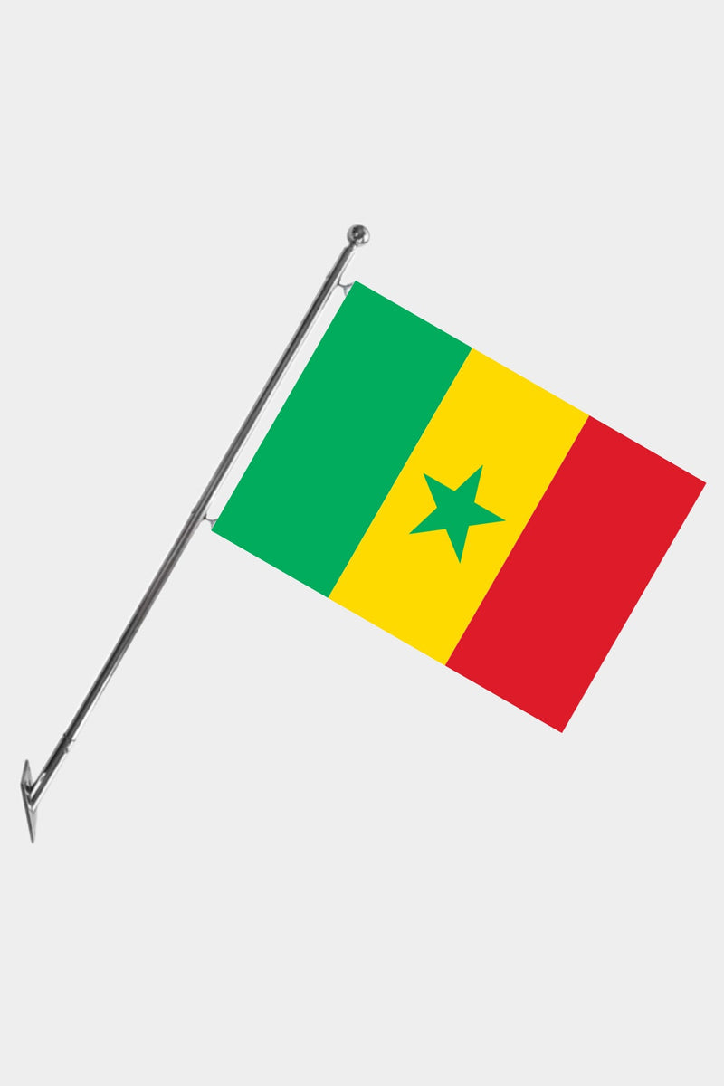 Senegal Teleskopik Duvar Bayrağı Seti