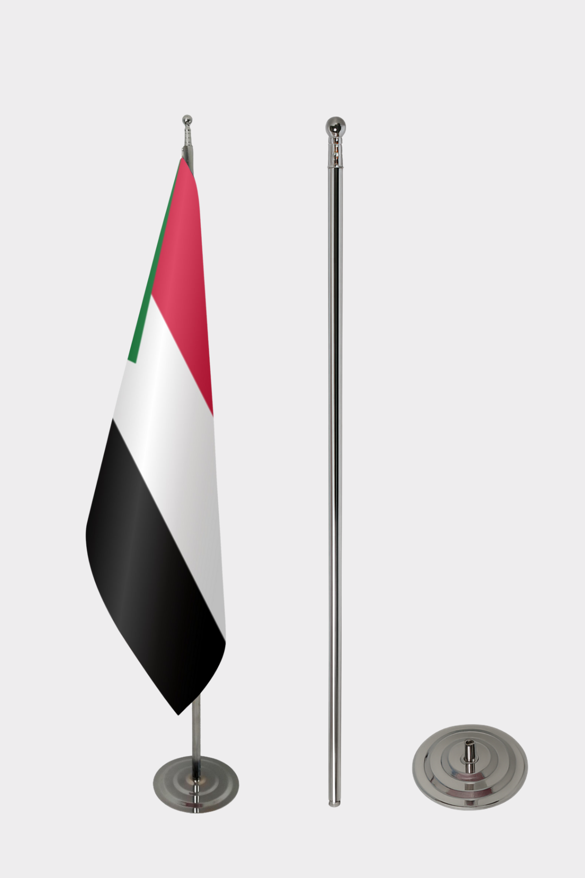 Sudan Makam Bayrağı Seti yakın çekim