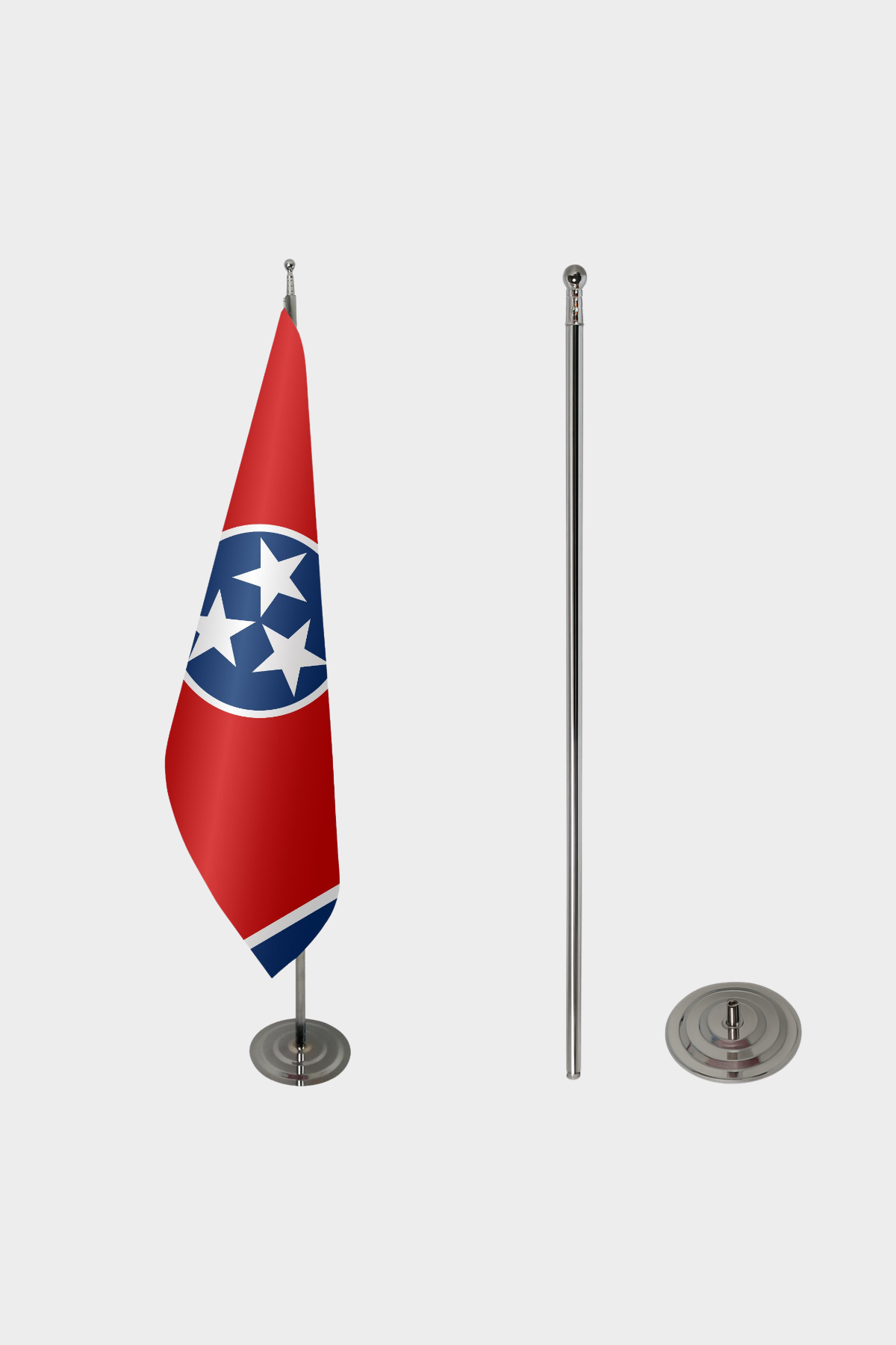 Tennessee Makam Bayrağı Seti yakın çekim