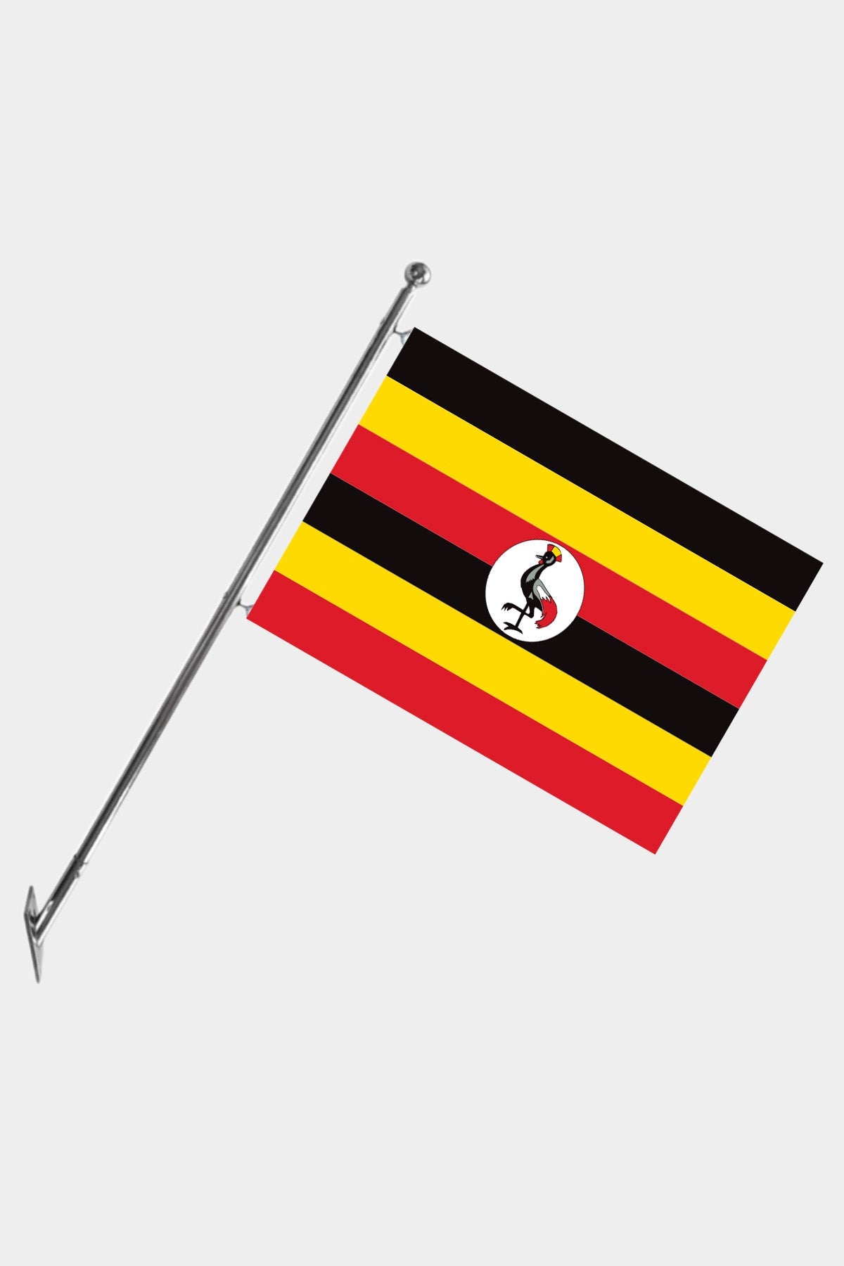 Uganda Teleskopik Duvar Bayrağı Seti