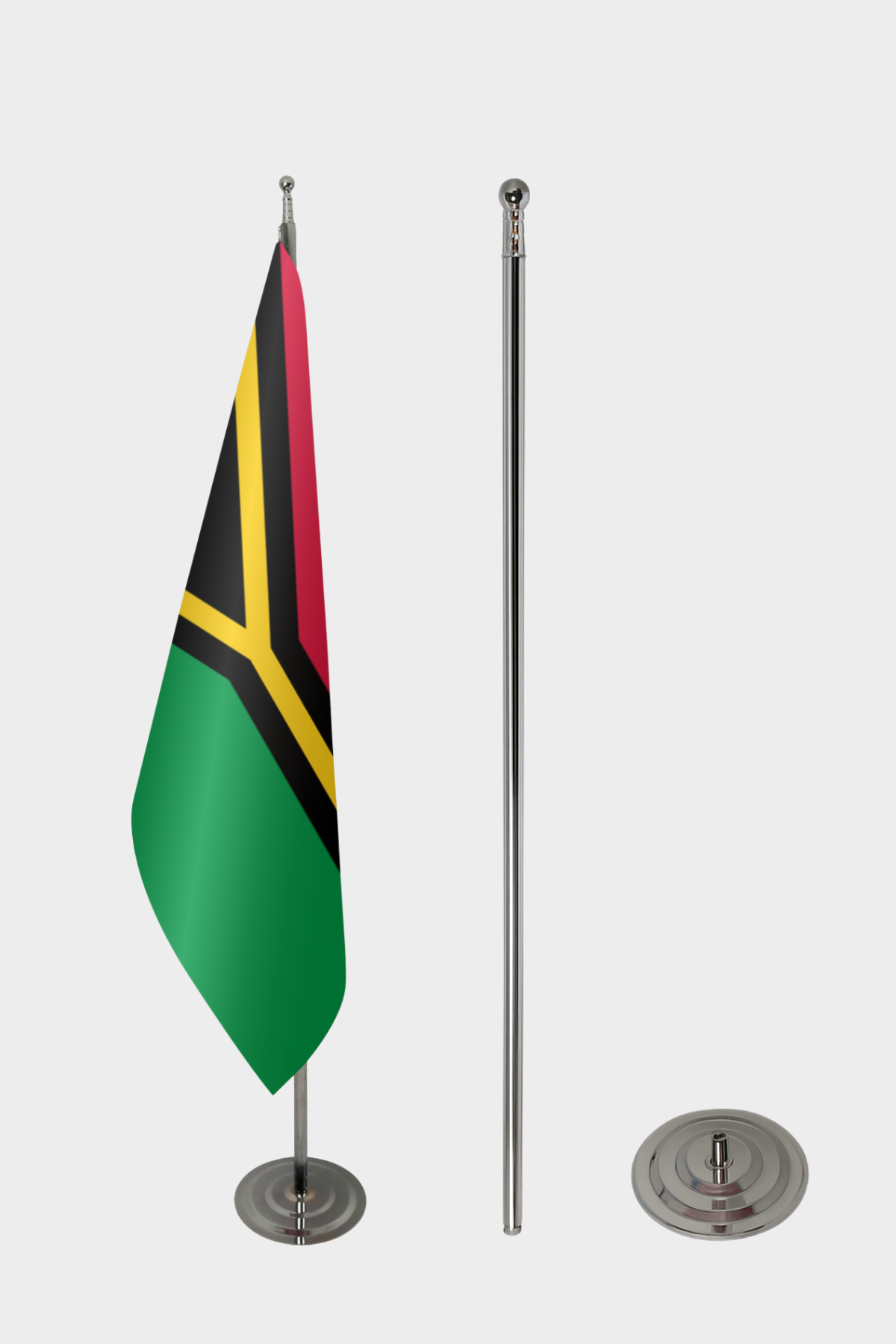 Vanuatu Makam Bayrağı Seti yakın çekim
