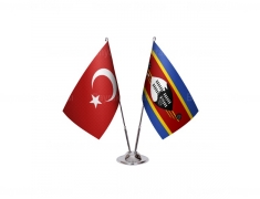 Esvatini İkili Masa Bayrağı 
