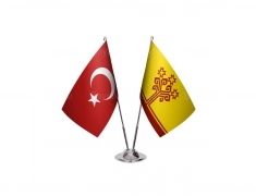 Çuvasistan İkili Masa Bayrağı