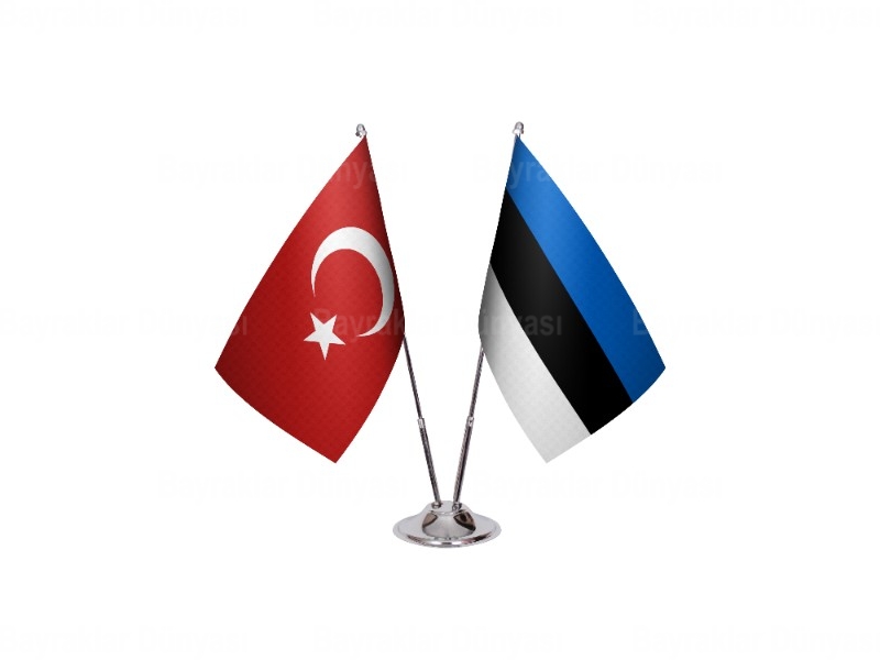Estonya İkili Masa Bayrağı