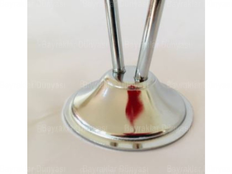 Ekvator Ginesi İkili Masa Bayrağı