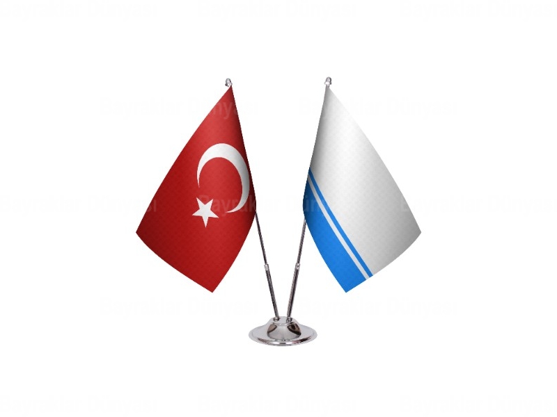 Dağlık Altay İkili Masa Bayrağı