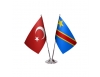 Demokratik Kongo Cumhuriyeti İkili Masa Bayrağı
