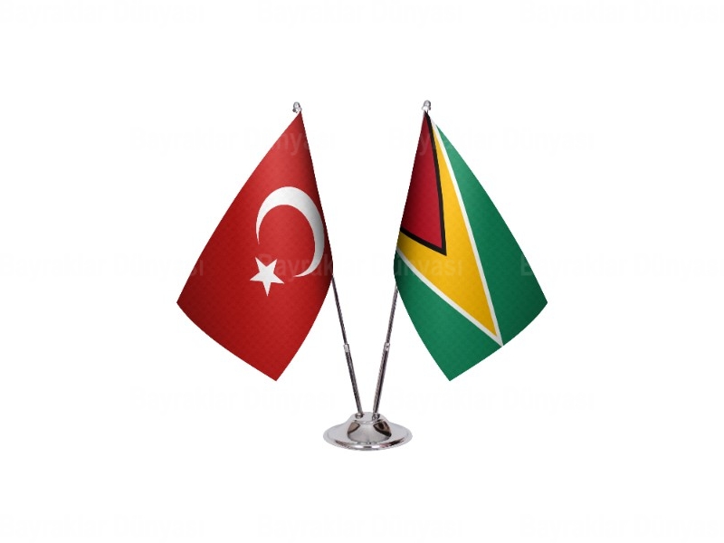 Guyana İkili Masa Bayrağı