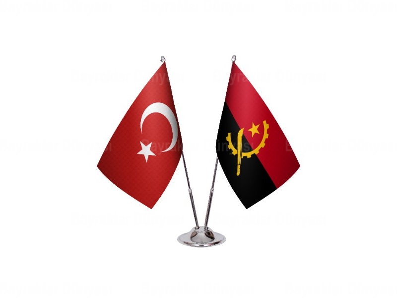 Angola İkili Masa Bayrağı