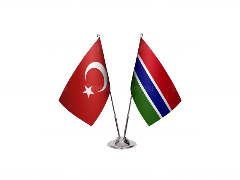 Gambiya İkili Masa Bayrağı