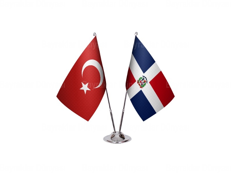 Dominik İkili Masa Bayrağı