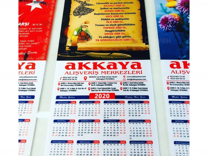 Baskılı Takvim