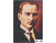 Atatürk Posteri 400X600cm Raşel Kumaş
