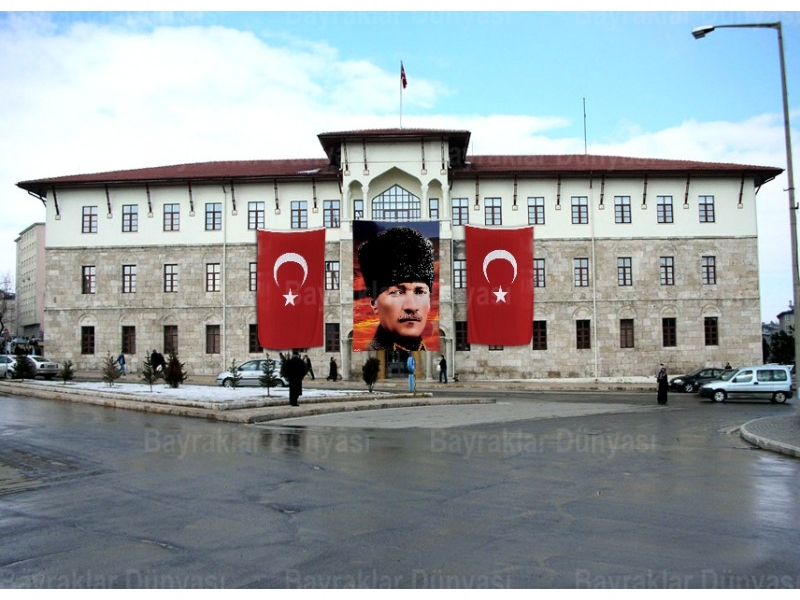 Recep Tayyip Erdoğan Posteri 200x300cm Raşel Kumaş