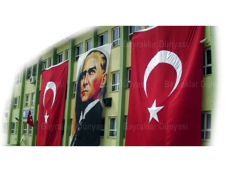 Atatürk Posteri 10X15MT Raşel Kumaş