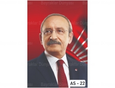 Kemal Kılıçdaroğlu Posteri 200x300cm Raşel Kumaş